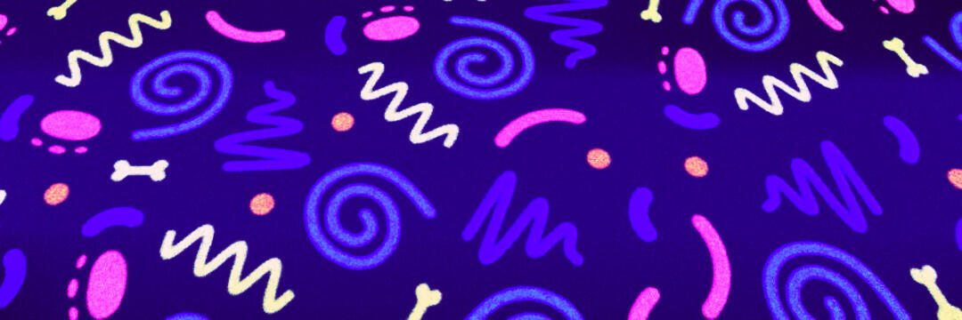 goopy cartoonist, nimbo vtuber, silly virtual dog